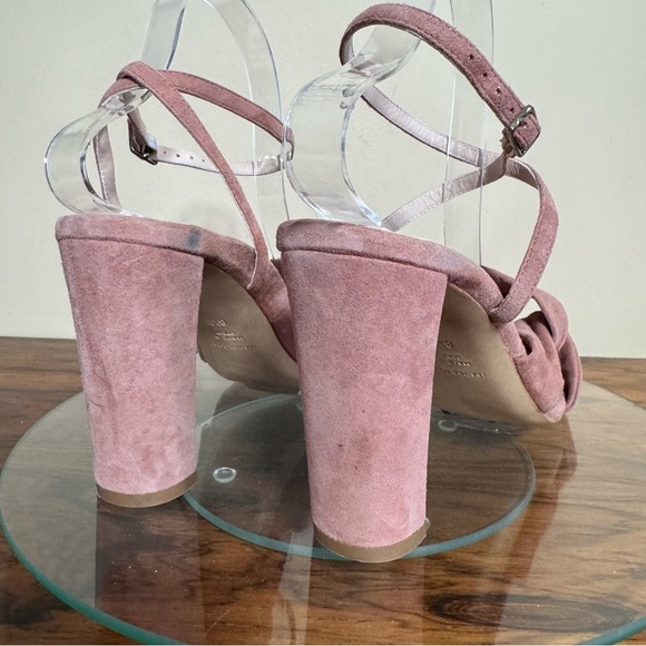Inez Isabel Heels in Clay Pink Suede size 8.5 - Picture 10 of 16